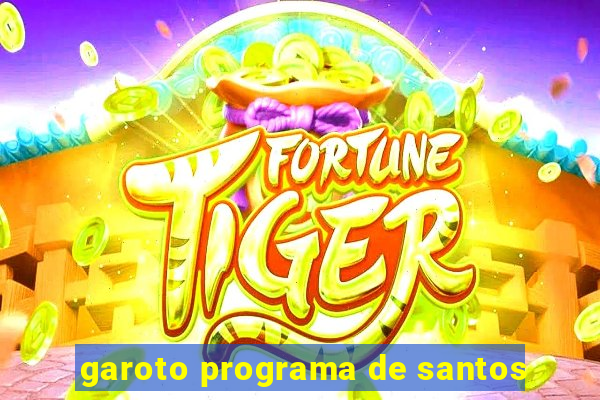 garoto programa de santos